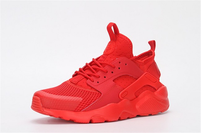 huarache femme noir et rouge